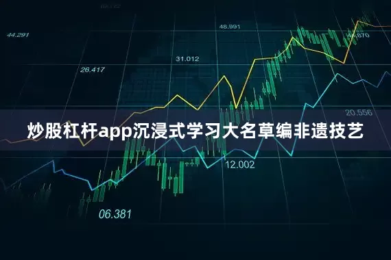 炒股杠杆app沉浸式学习大名草编非遗技艺
