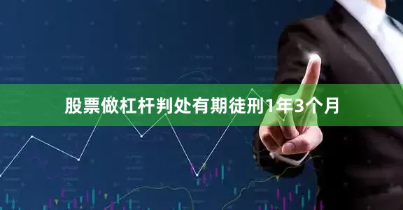 股票做杠杆判处有期徒刑1年3个月